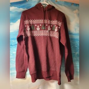 MBX‎ Premium Goods NWOT Christmas Hoodie Sweatshirt Women's Size Medium